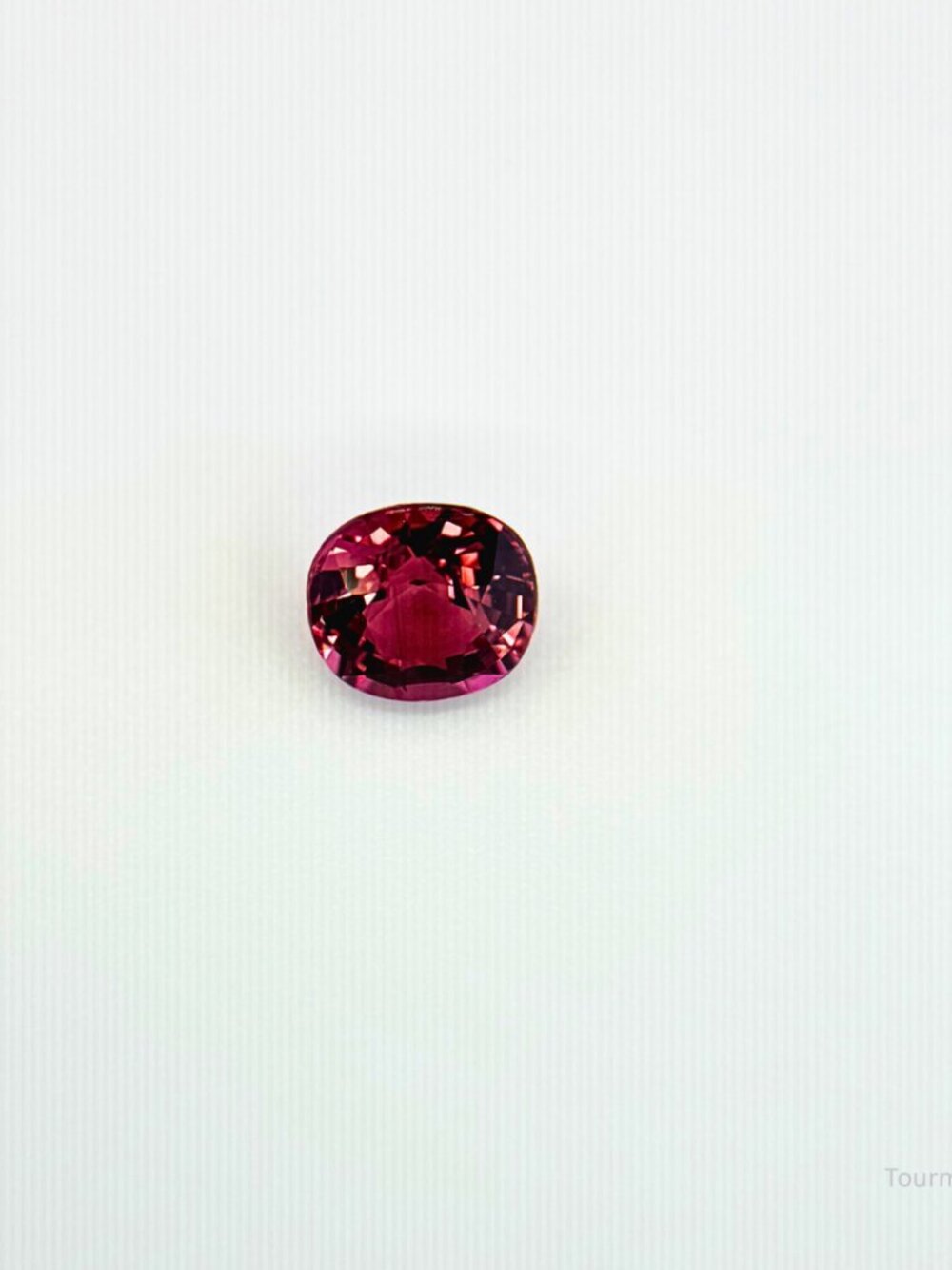 Natural Red Tourmaline 1.10 Ct Oval Cut Loose Gemstone